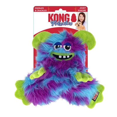 Kong Frizzle Razzle Met Piep En Kreukel Geluid Verstevigd 16,5X12,5X6 CM