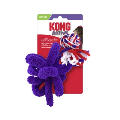 Kong Kat Active Rope Rood / Paars 16X10X7,5 CM