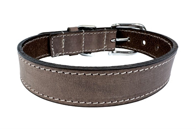 Sazzz Halsband Hond Nomad Vintage Leer Bruin