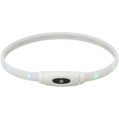 Trixie Lichtgevende Halsband Hond Usb Siliconen Oplaadbaar Meerkleurig