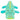 Trixie Krokodil Stof Aqua / Groen