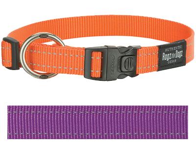 Rogz For Dogs Fanbelt Halsband Paars 20 MMX34-56 CM