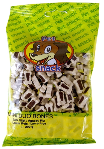 Petsnack Botjes Duo Lam/Rijst 200 GR (14 stuks)