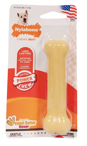 Nylabone Dura Chew Peanutbutter Voor Harde Bijters Hypoallergeen