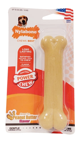 Nylabone Dura Chew Peanutbutter Voor Harde Bijters Hypoallergeen