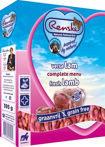 Renske Vers Vlees Lam Graanvrij 395 GR (10 stuks)