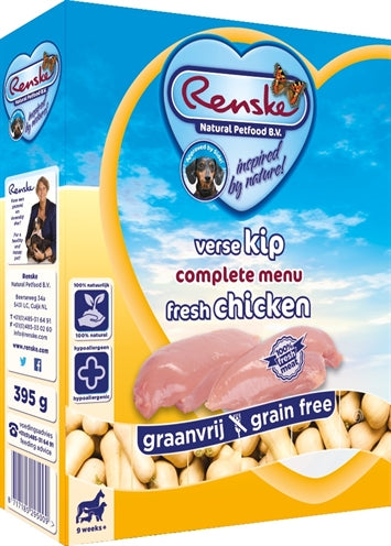 Renske Vers Vlees Kip Graanvrij 395 GR (10 stuks)