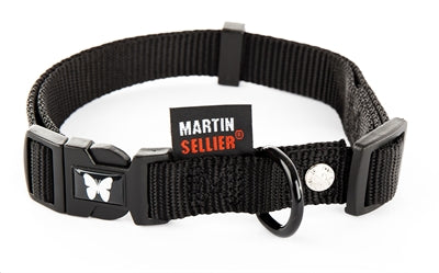 Martin Halsband Nylon Zwart Verstelbaar