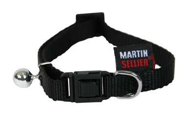 Martin Kattenhalsband Nylon Uni Zwart 11 MMX20-30 CM