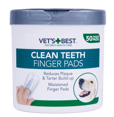 Vets Best Clean Teeth Finger Pads 50 ST