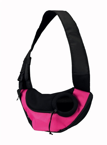 Trixie Buikdrager Sling Draagtas Roze/Zwart 50X18X25 CM