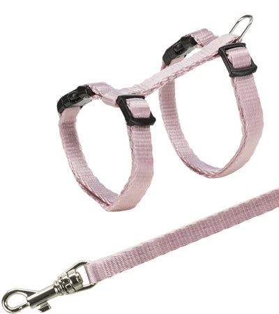 Trixie Kittentuig Met Riem Assorti 19-31 CM / 1,20 MTR X 8 MM