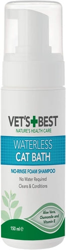 Vets Best Waterless Cat Bath 150 ML