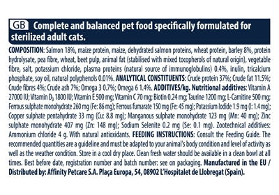 Advance Cat Sterilized Sensitive Salmon