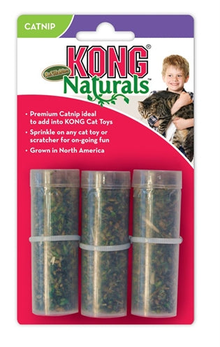 Kong Refillables Catnip Kattenkruid Buisjes 3 ST