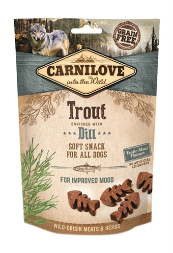 Carnilove Soft Snack Forel / Dille 200 GR