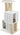 Trixie Be Nordic Krabpaal Skadi Wit 62X52X114 CM