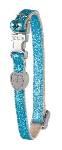 Trixie Halsband Kat Glitter Met Kunststof Sluiting Assorti