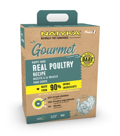 Natyka Gourmet Puppy Poultry 9 KG