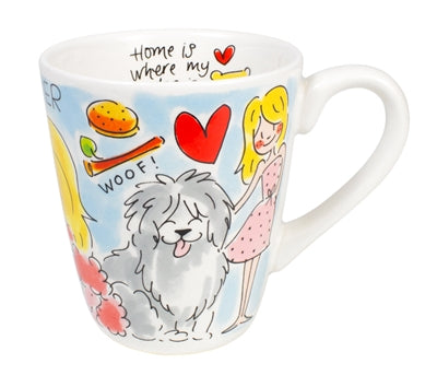 Blond Amsterdam Mok Dog Lover 350 ML 9X9X11CM