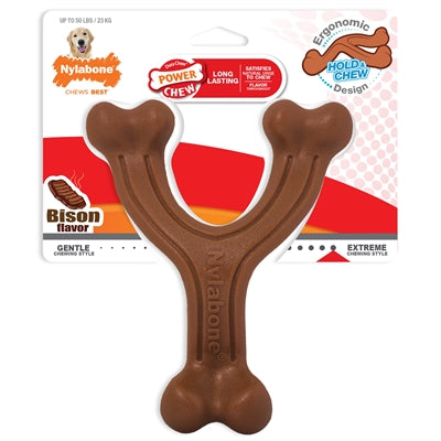 Nylabone Extreme Chew Wishbone Bison <23 KG