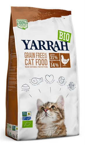 Yarrah Cat Adult Graanvrij Kip / Vis 6 KG