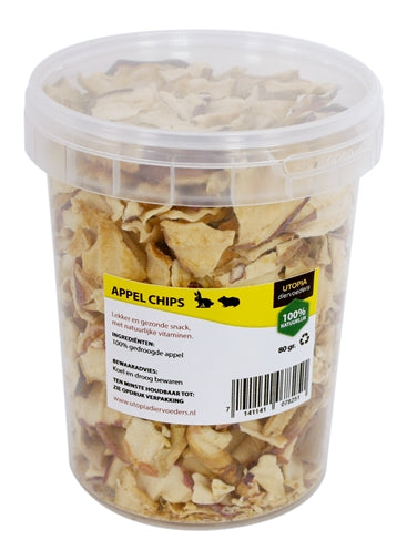 Utopia Appel Chips 80 GR