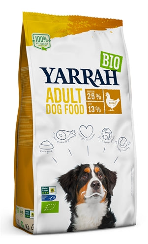 Yarrah Dog 100% Biologische Brok Kip 15 KG