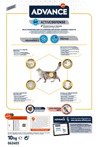 Advance Cat Sensitive Salmon 10 KG