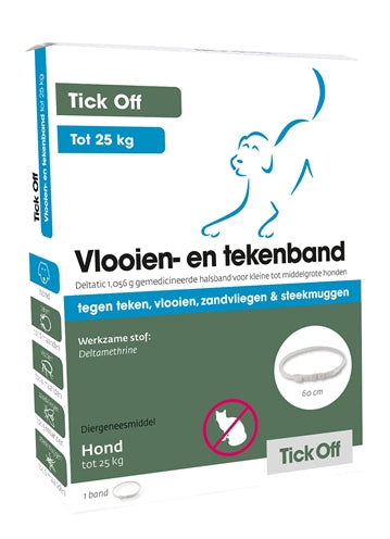 Emax Tick Off Tekenband Kleine Tot Middelgrote Hond 60 CM