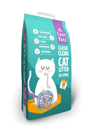 Easypets Classic Clean Klontvormende Kattenbakvulling 20 LTR