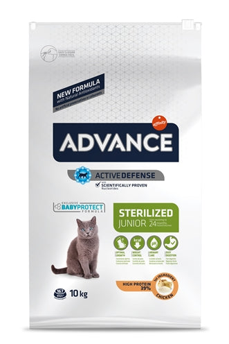 Advance Cat Junior Sterilized Chicken 10 KG