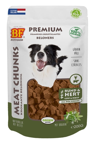 Biofood Meat Chunks Rund&Hert 200 GR