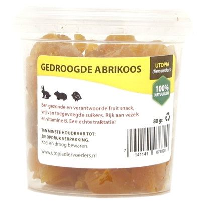 Utopia Gedroogde Abrikoos 80 GR