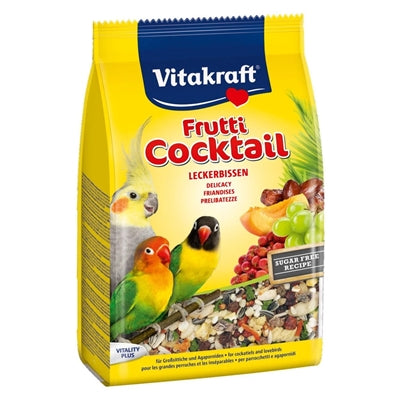 Vitakraft Parkiet / Agapornis Fruit Cocktail Delicacy Fruits / Nuts 250 GR