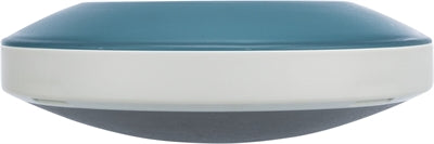 Trixie Slowfeeding Rocking Bowl Kunststof / Tpr Grijs / Blauw 23X23 CM 500 ML