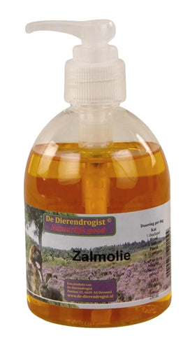 Dierendrogist Zalmolie Met Dispenser 250 ML