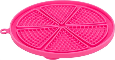 Trixie Lick'n'snack Mat Met Zuignappen Siliconen Roze 18 CM