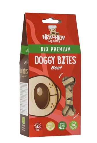 Hov-Hov Bio Premium Doggy Bites Graanvrij Rund 100 GR