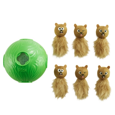 Outward Hound Nina Ottosson Dog Snuffle N' Treat Bal Groen 16X16X16 CM