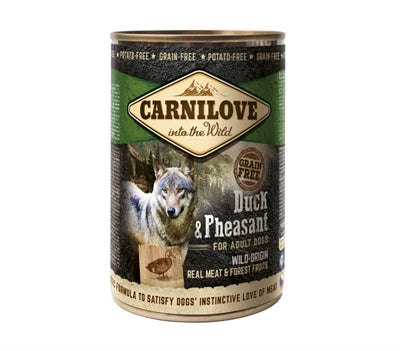 Carnilove Dog Blik Eend / Fazant 6X400 GR