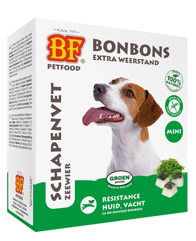 Biofood Schapenvet Mini Bonbons Zeewier 80 ST