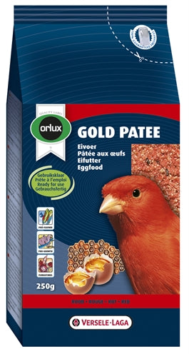 Orlux Gold Patee Rood Eivoer 250 GR