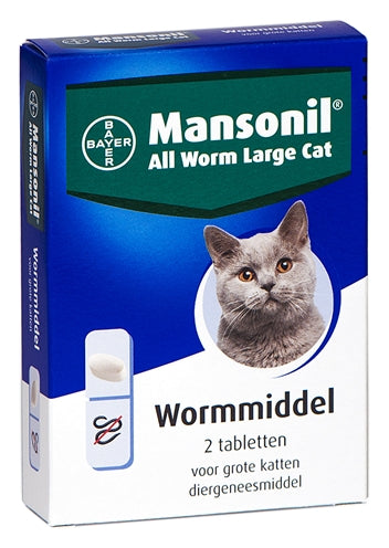 Mansonil Grote Kat All Worm Tabletten 2 ST