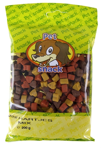 Petsnack Mini Hartjes Mix 200 GR (14 stuks)