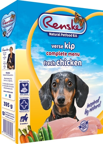 Renske Vers Vlees Kip 395 GR (10 stuks)