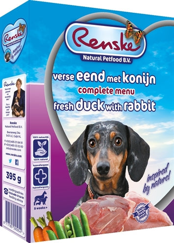 Renske Vers Vlees Eend / Konijn 395 GR (10 stuks)